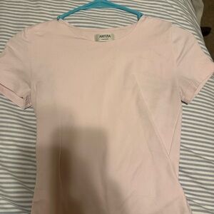 Aritzia Blush Pink Tee